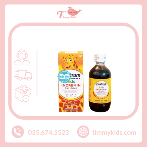 Centrum Kids Incremin Iron Mixture